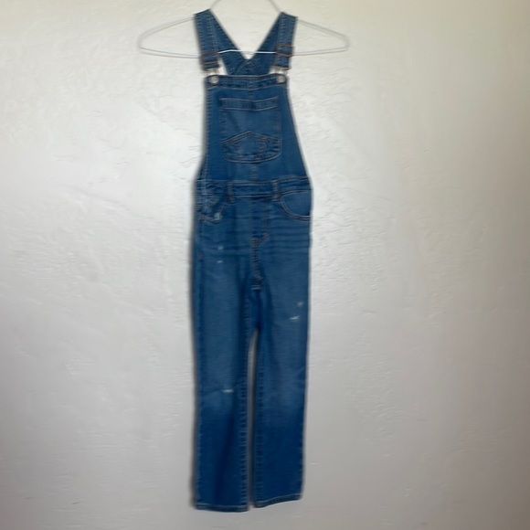GIRLS Size Small Gap Overalls - Stressed - Picture 1 of 5